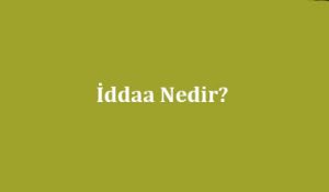 İddaa Nedir?