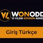 Wonodd Giriş Türkçe